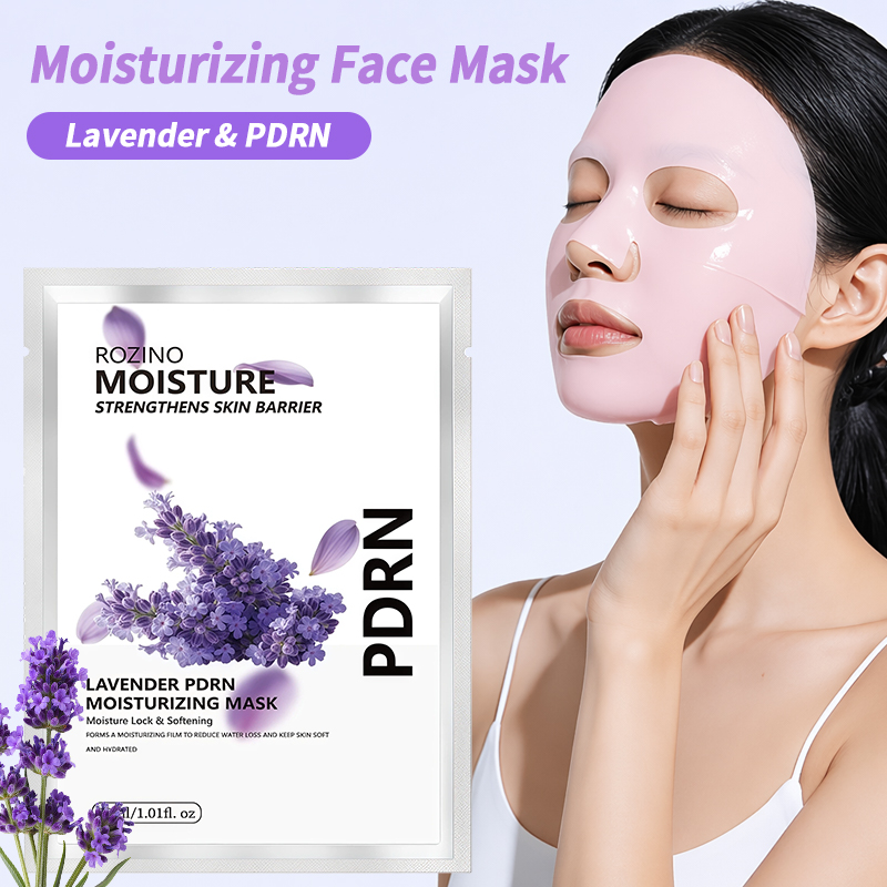 Spa Wellness Day - 1/2/4/6/8/10 stuks Lavendel+Pn vochtinbrengend masker, versterkt