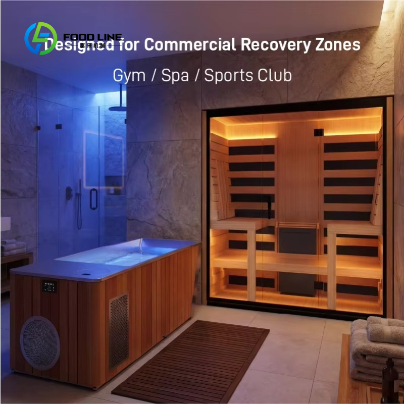 Spa Wellness Center - Op maat gemaakt commercieel sauna-ijsbad contrasttherapie