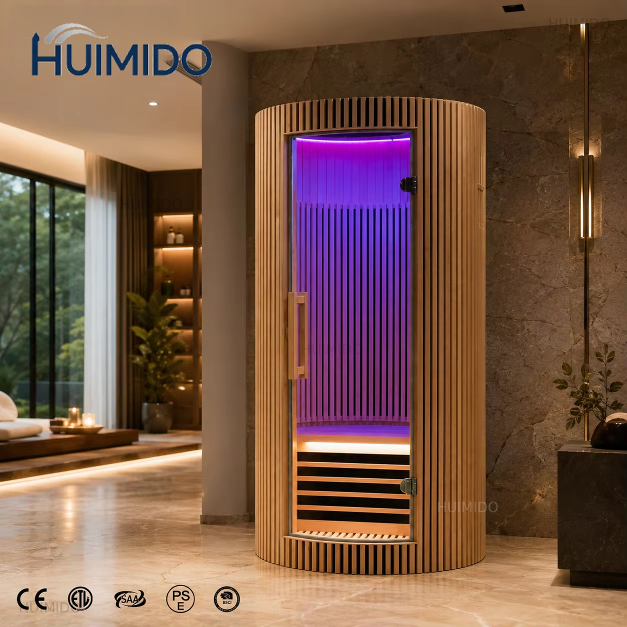 Villa Wellness Spa - Luxe Indoor Infrarood Sauna Cask Sauna