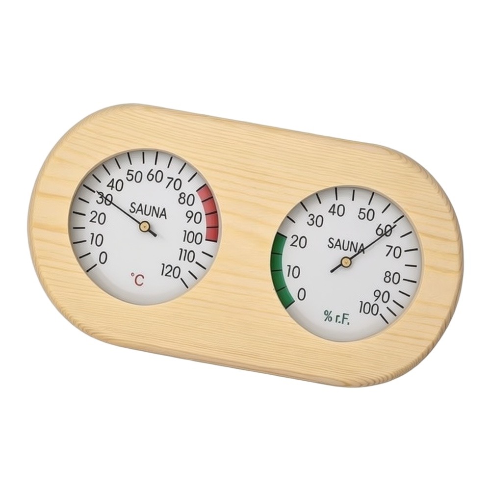 Spa Wellness Center - 1Pc Dual Temperatuur-vochtigheidsmeter Thermohygrometer Voor Sauna