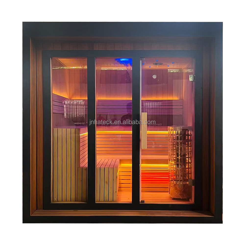 Sauna van massief hout, op maa - Spa Wellness Luxury recensie en prijs