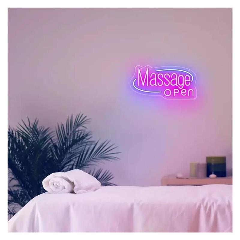 Massage Neonbord Massagekamer  - Spa Wellness Day recensie en prijs