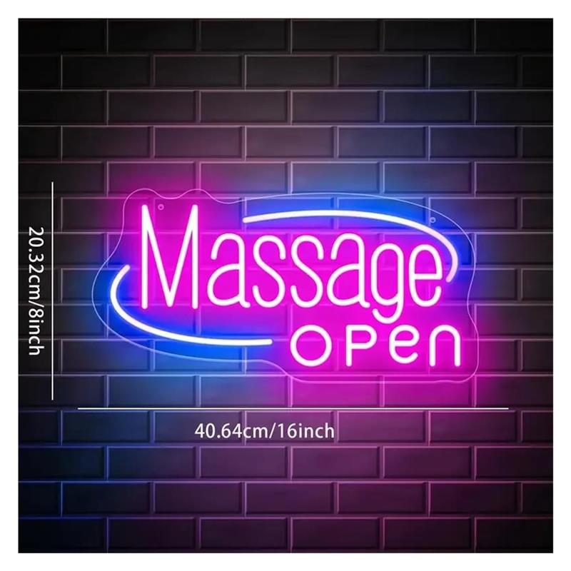 Massage Neonbord Massagekamer  - Spa Wellness Day recensie en prijs